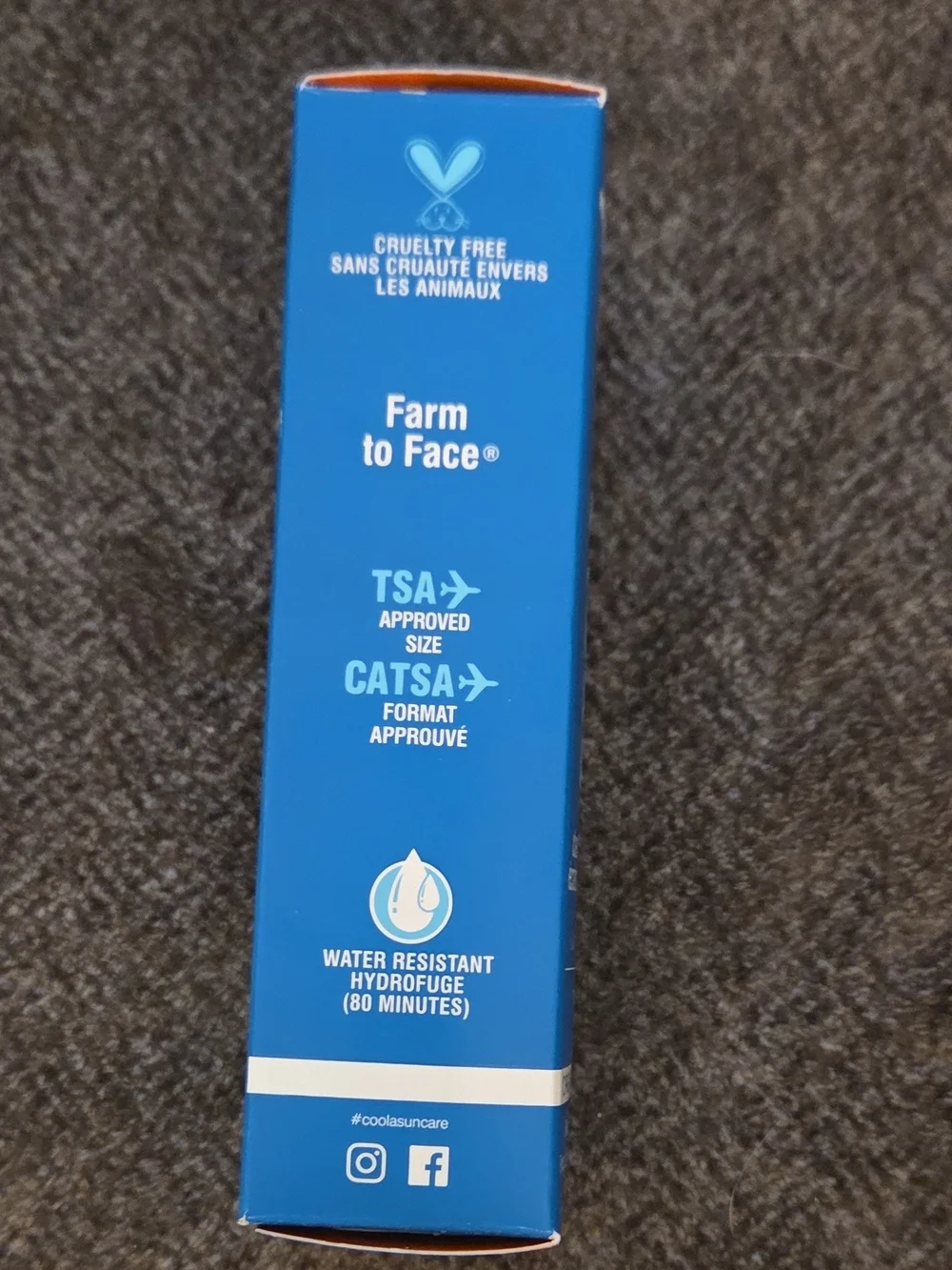 COOLA Classic Face Sport Sunscreen SPF 50 - Blue